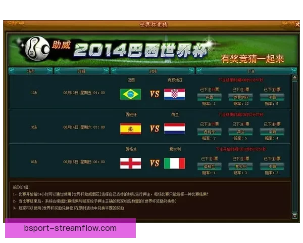 世界杯竞猜胜负平台全新玩法解析与实用策略指南