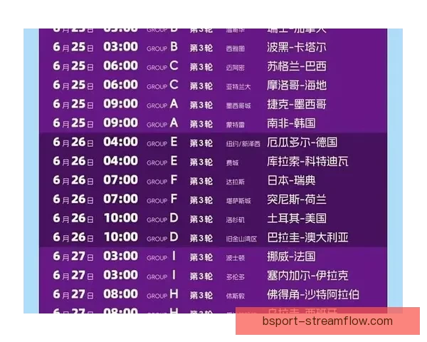 2026世界杯完整赛程安排及各阶段比赛时间详细指南